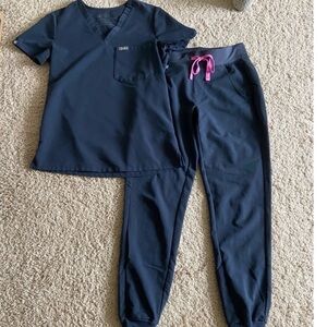 Figs Night Sky Scrubs